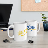 SunStop w/ Sun Big Letters Coffee Mug 11oz