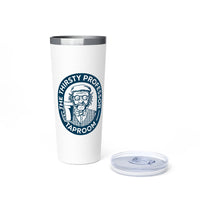 Thirsty Professor Logo Vacuum Insulated Tumbler, 22oz