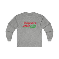 Shopper's Value Stacked Ultra Cotton Long Sleeve Tee