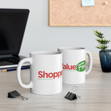 Shopper's Value Big Letters Coffee Mug 11oz