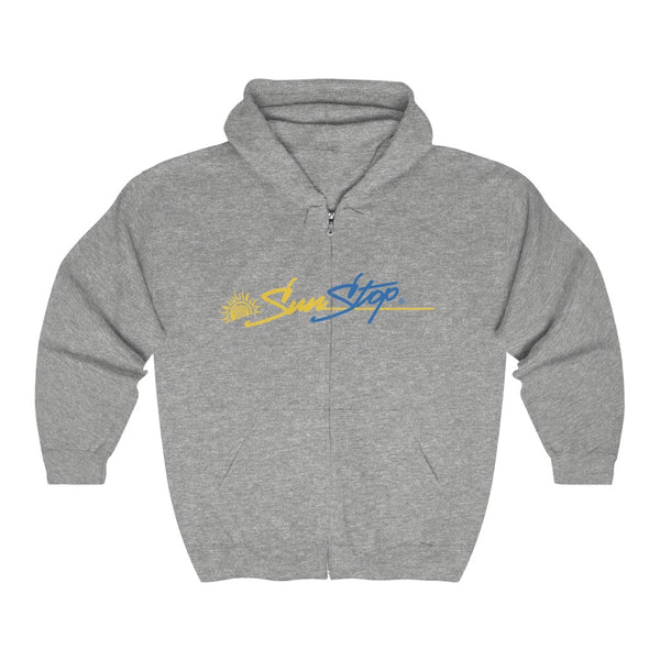 SunStop w/ Sun Unisex Heavy Blend™ Full Zip Hooded Sweatshirt