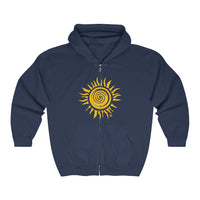 SunStop Logo Unisex Heavy Blend™ Full Zip Hooded Sweatshirt