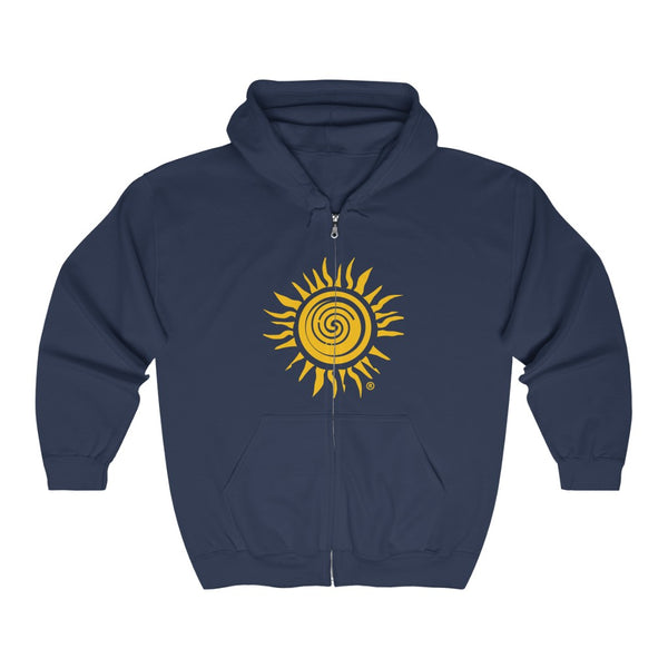 SunStop Logo Unisex Heavy Blend™ Full Zip Hooded Sweatshirt