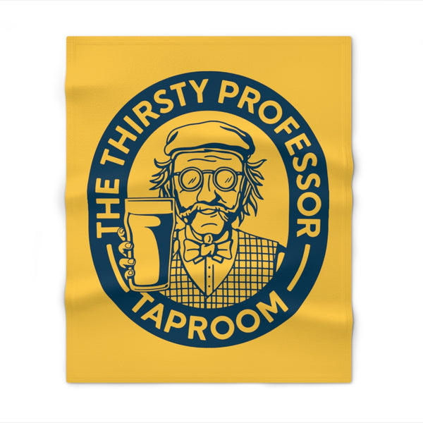Thirsty Professor Logo Throw Blanket