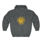 SunStop Logo Unisex Heavy Blend™ Full Zip Hooded Sweatshirt