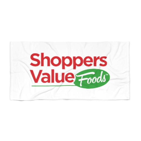 Shoppers Value Stacked Beach Towel
