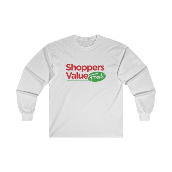 Shopper's Value Stacked Ultra Cotton Long Sleeve Tee
