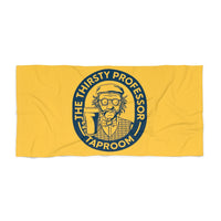 Thirsty Professor Logo Beach Towel