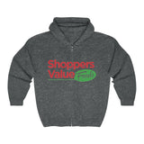 Shoppers Value Unisex Heavy Blend™ Full Zip Hooded Sweatshirt